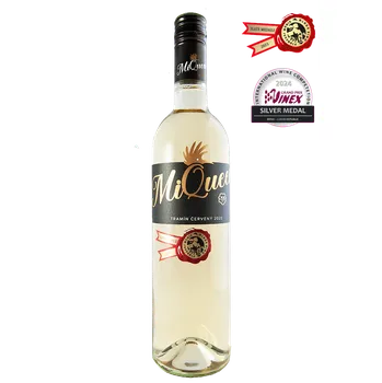 Víno Tramín červený 2023, výběr z hroznů, Vinařství MiQueen s.r.o. - mikulovská královna vín, polosladké