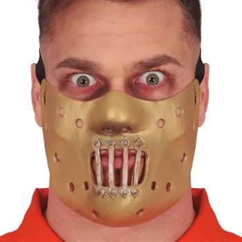 Karnevalová maska Fiestas Guirca Maska Vrah Mlčení jehňátek latexová