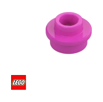 Stavebnice LEGO LEGO® Dílky LEGO Podložka kruhová s otvorem 1x1 / 85861 28626 Barva: Tmavě-Růžová 85861