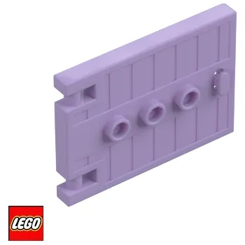 Stavebnice LEGO LEGO® Dílky LEGO Branka 1x5x3 / 93096 Barva: Tmavě-Levandulová 93096
