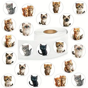 samolepka BAF Mini nálepky Roztomilá koťata 500 kusů