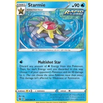Karetní hra Pokémon FST 053/264 Starmie - Fusion Strike Stav: Near Mint, Verze: REVERSE HOLO