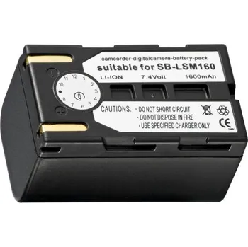 TopTechnology SB-LSM160 1600mAh Li-Ion 7,4V neoriginální baterie pro kameru Samsung