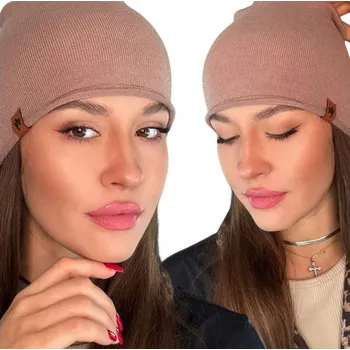 Čepice Fashionweek Bavlněná dámská čepice S2923 Barva: Mocca, Velikost: Universal