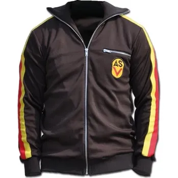 Pánská mikina Mikina tepláková sportovní s lampasy NVA/DDR - ASV HNĚDÉ Mikina tepláková sportovní s lampasy NVA/DDR - ASV HNĚDÉ vel. 60