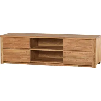 Televizní stolek Masivní dubová TV komoda Lausanne
