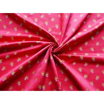 HEDVA ČESKÝ BROKÁT Ondriba 160 krojový brokát KVÍTEK červená | 13