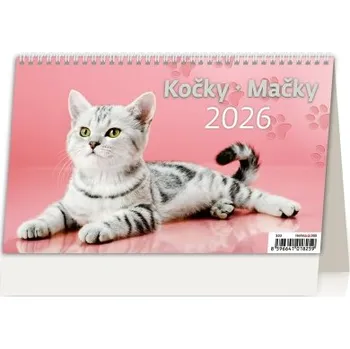 Kalendář Kočky stolní kalendář 2022