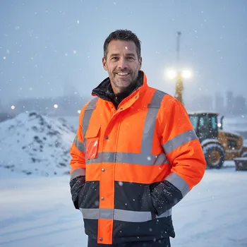 pracovní bunda CERVA GROUP Bunda BI ROAD, různé barvy Velikost XXXL oranžová/navy