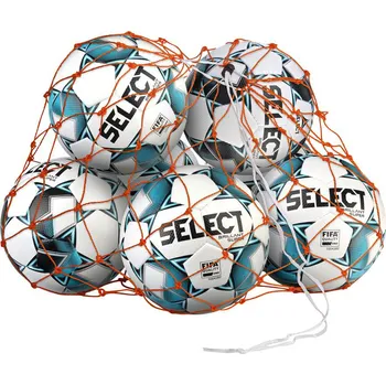 Fotbalový míč SELECT Síť na míče Select Ball net 6-8 balls - oranžová