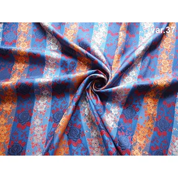 HEDVA ČESKÝ BROKÁT Ondryps 160 krojový brokát DOUDLEBSKÁ RŮŽE barevná | 37