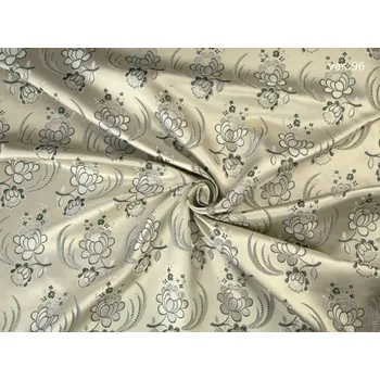 HEDVA ČESKÝ BROKÁT Ondrin 160 krojový brokát KVĚT RATOLEST smetanová | 96