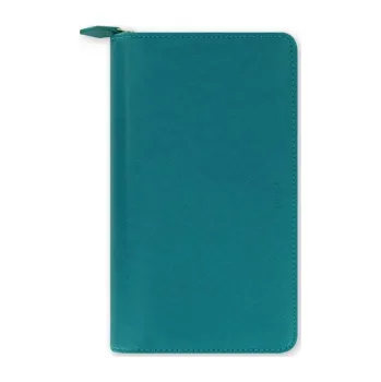 Kancelářské potřeby Filofax Saffiano ZIP Compact - osobní / aquamarín