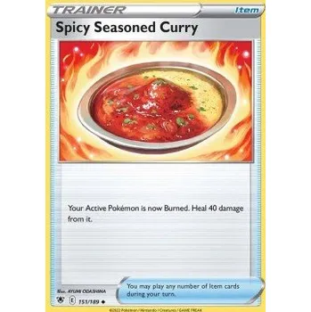 Volný čas Pokémon ASR 151/189 Spicy Seasoned Curry - Astral Radiance Stav: Near Mint, Verze: REVERSE HOLO