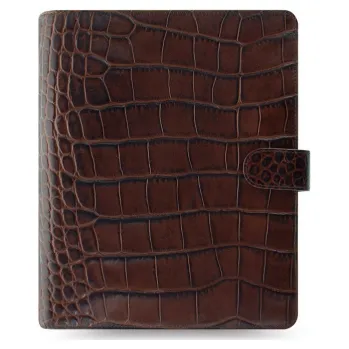 Kancelářské potřeby Filofax Classic Croc - A5 / kaštanová