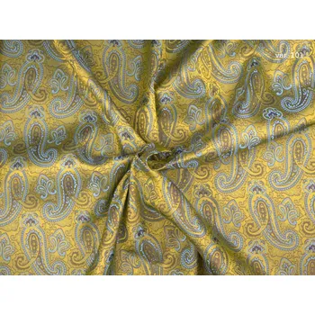 HEDVA ČESKÝ BROKÁT Luxusní brokát 160 Ondrin PAISLEY žlutá | 101