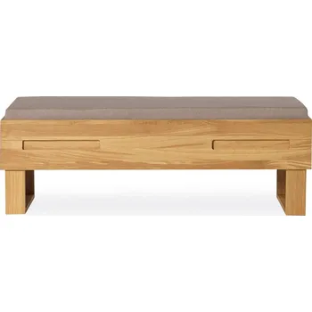 Masivní dubová lavice před postel Palermo se šuplíkem