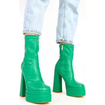 Dámské kozačky Boty na podpatku model 217894 Solea 38