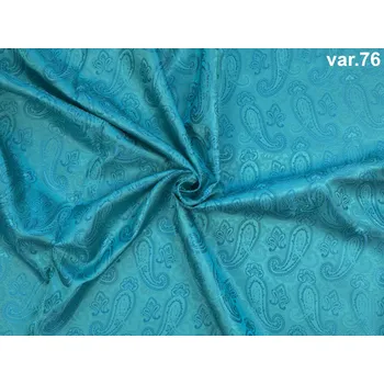 HEDVA ČESKÝ BROKÁT Luxusní brokát 160 Ondrin PAISLEY tyrkysová | 76