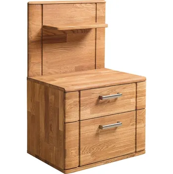 Noční stolek Dřevěný noční stolek Elza dub