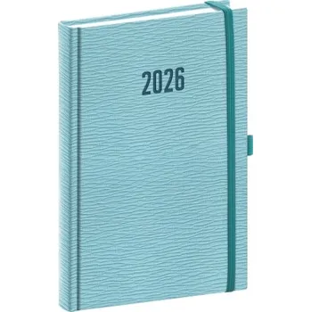 Diář Rivoli denní světle modrý diář A5