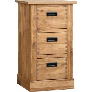 Komoda Rustikální komoda z masivu dubu Leo 3