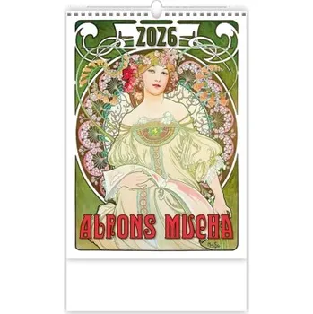Kalendář Nástěnný kalendář Alfons Mucha