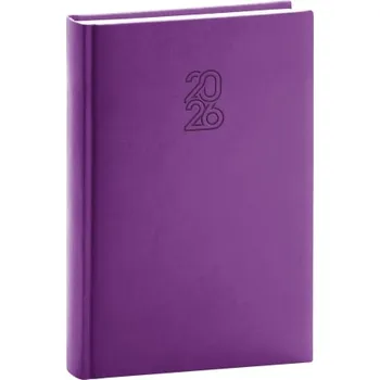 Diář Aprint denní fialový diář A5