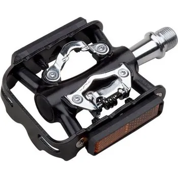 Pedál na kolo Pedály SPD PRO-T Plus 101 jednostranné zapouzdřené černá