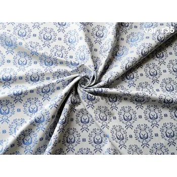 HEDVA ČESKÝ BROKÁT Historický brokát 160 50749 HARFA ecru | R35