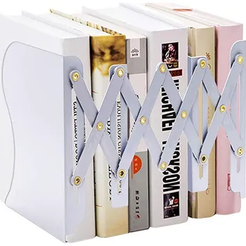 Úložný box CMP Paris Zarážka na knihy, nastavitelná šířka 9-46cm, bílý kov