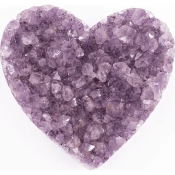 Přírodní kámen Milujeme Kameny Ametyst AA - drúza - srdce AS26 563025