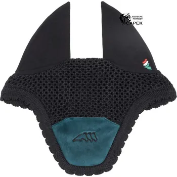 Čabraka pro koně Náušníky Equiline -GAROG- - Černá/Modrá - Full