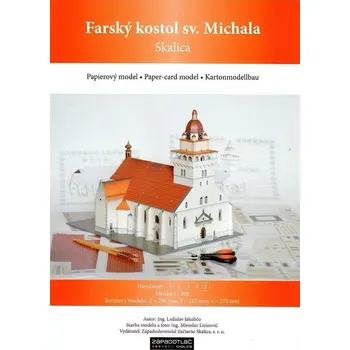 Papírový model Farský kostel sv. Michala - Skalica