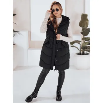 Dámská vesta Černá prošívaná vesta GAMIS TY3291 Velikost: 2XL