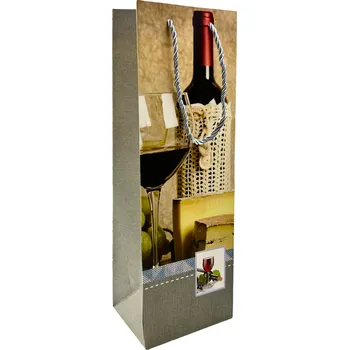 Dárková taška Dárková taška na víno 10×35 cm A5682.04