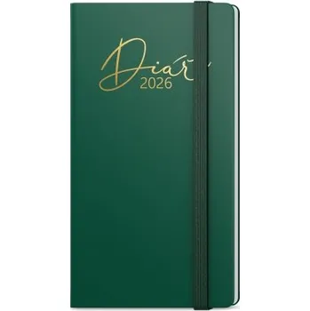 Diář Luxi týdenní zelený kapesní diář Jakub