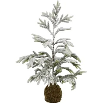 Vánoční stromek Zasněžený borovicový stromek se světýlky Pine Tree - 65 cm / 3xAA