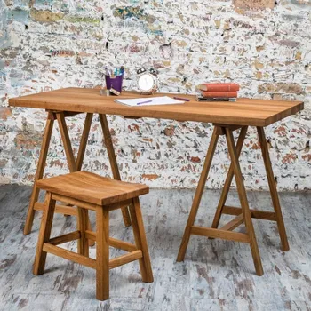 Psací stůl Pracovní stůl Bridge z masivu dubu - 1600x600x40mm