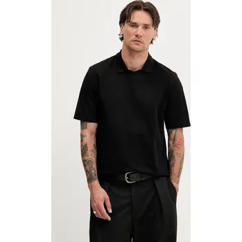 Pánské oblečení Polo tričko HUGO Dimersve 50542770 černá 99X, vel. M