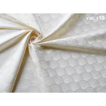 HEDVA ČESKÝ BROKÁT Historický brokát 160 50749 OBLOUKY ecru | R10