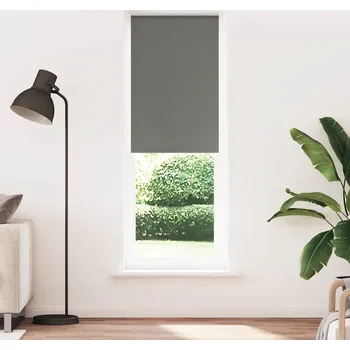 Roleta vidaXL Roleta zatemňovací šířka látky 60,7 cm polyester [4011069] Barva: Šedá