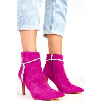 Dámské kozačky Boty na podpatku model 217913 Solea 38