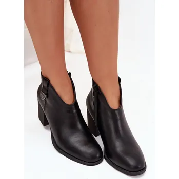 Dámské kozačky Boty na podpatku model 218062 Step in style 40