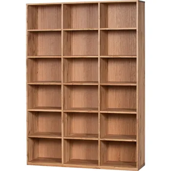 Knihovna Třídílná masivní dubová knihovna Pavla