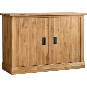 Televizní stolek Dubová komoda s dvířky Leo 4