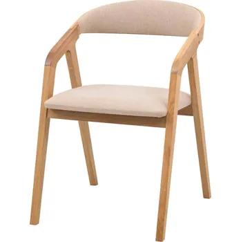Židle s područkami Freja látkové opěradlo