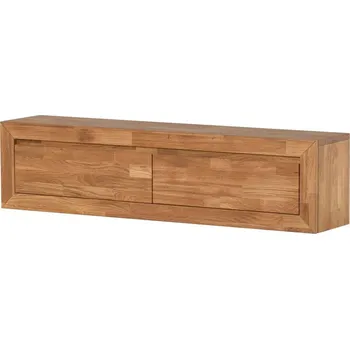 police Dubová závěsná police Delf se šuplíky