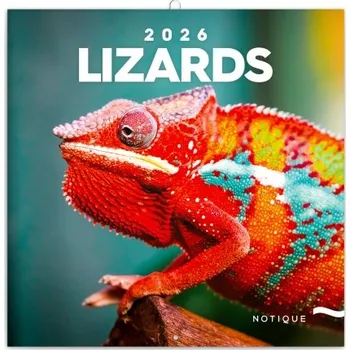 Kalendář Ještěři poznámkový nástěnný kalendář