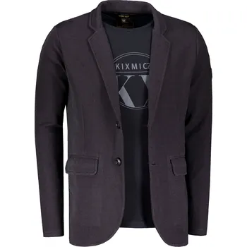 Pánská mikina Pánské sako KIXMI TONY ČERNÁ XXXL